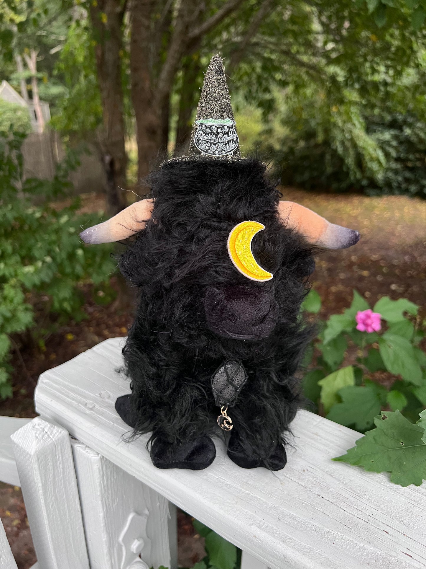 READY TO SHIP - Mini Witches Brew Moon Moo Cow