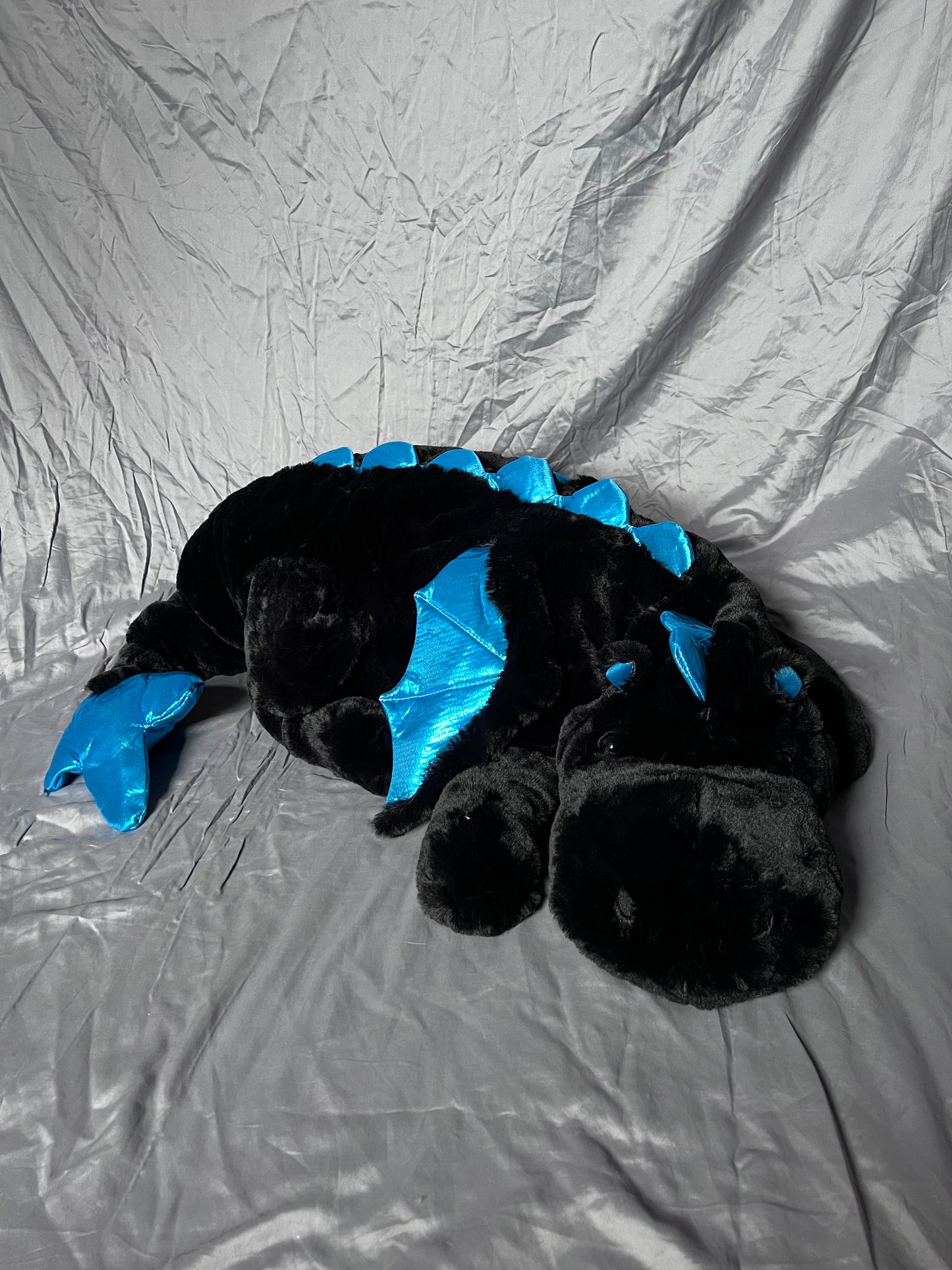 READY TO SHIP - Moonshadow Celestial Jumbo Snuggle Dragon Plushie