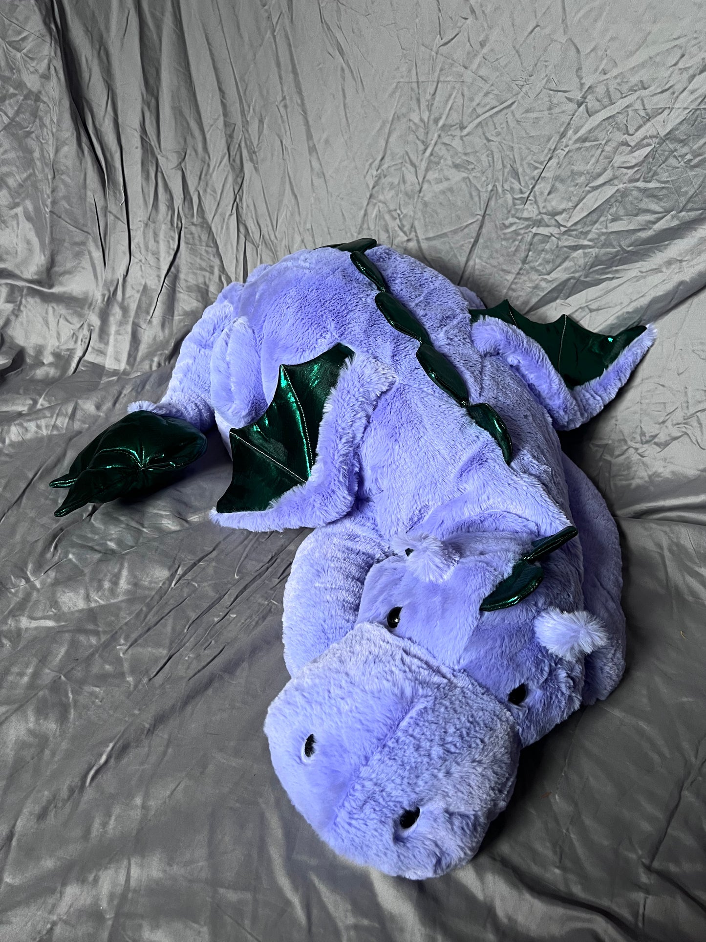READY TO SHIP - Epony the Crystal Carver Jumbo Snuggle Dragon Plushie