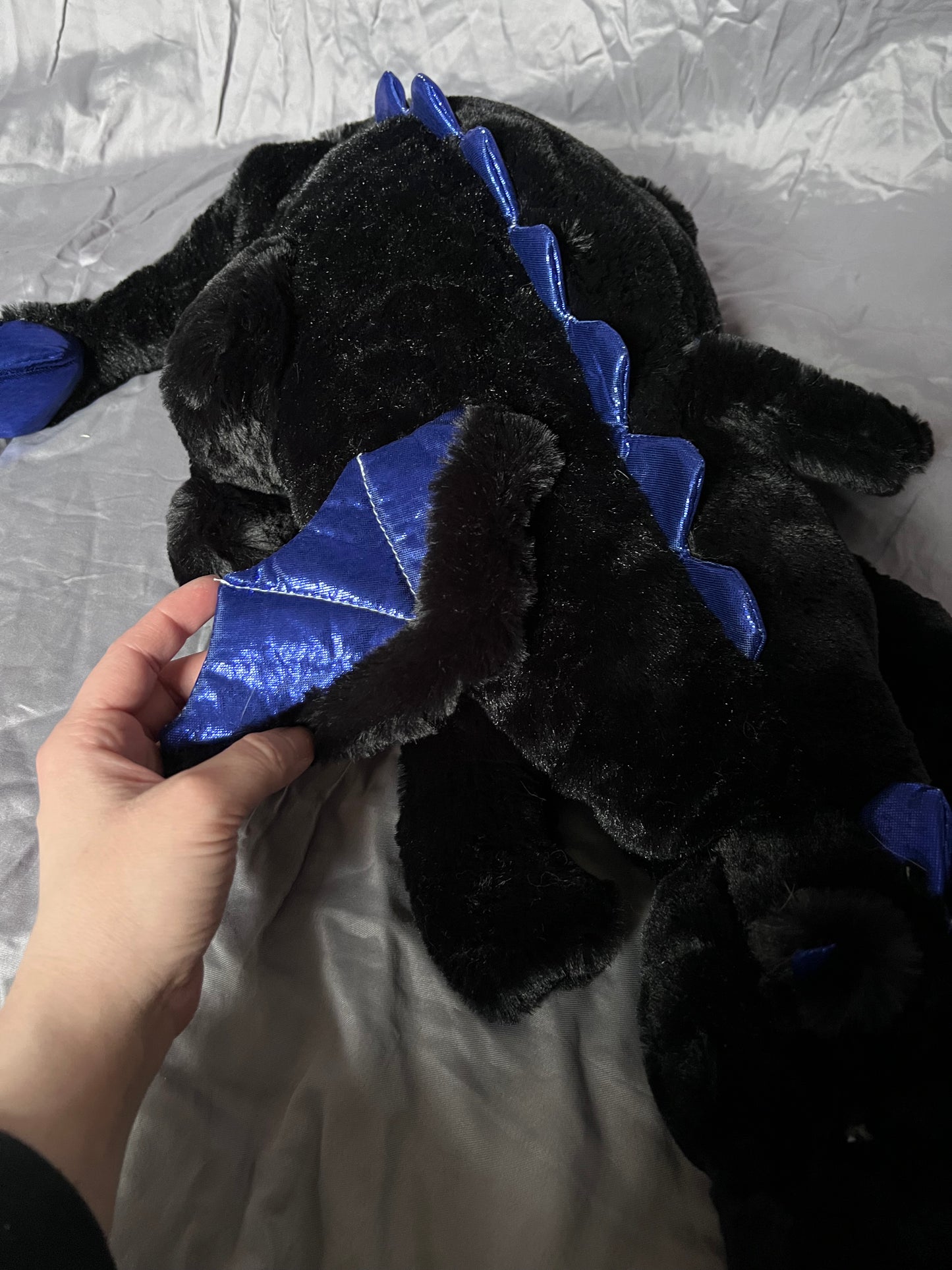 READY TO SHIP - Midnight the Nighttime Snuggle Dragon