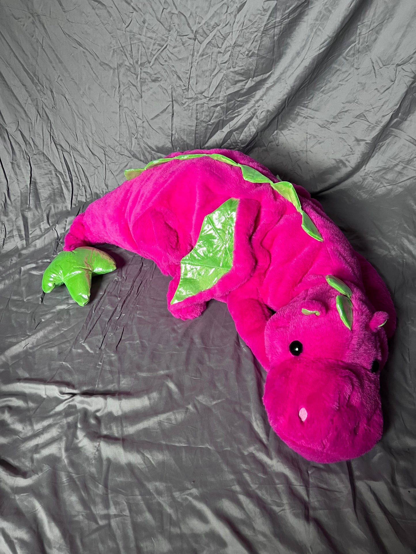 READY TO SHIP - Brenna the Dragonfruit Jumbo Snuggle Dragon Plushie