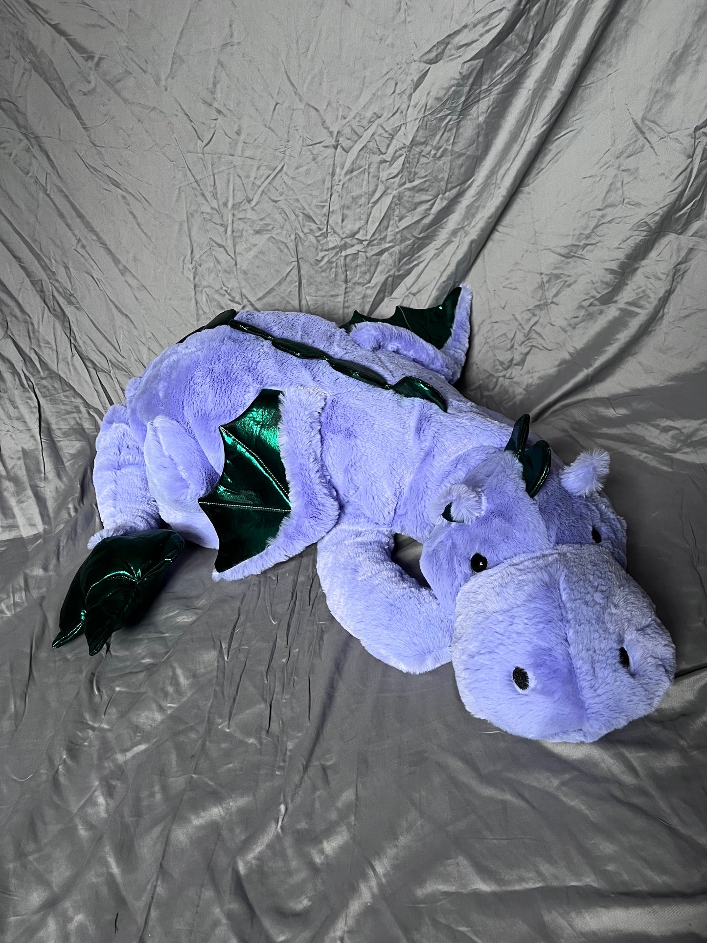 READY TO SHIP - Epony the Crystal Carver Jumbo Snuggle Dragon Plushie