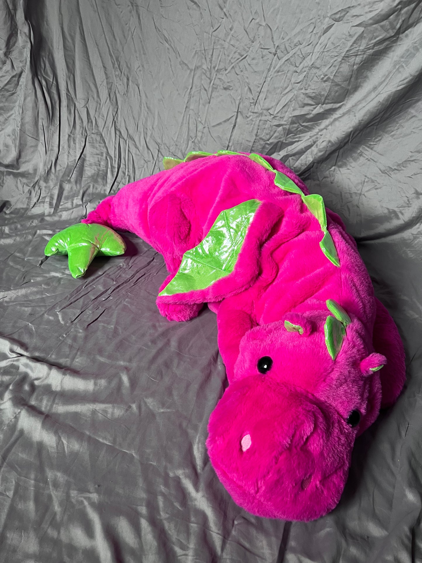 READY TO SHIP - Brenna the Dragonfruit Jumbo Snuggle Dragon Plushie