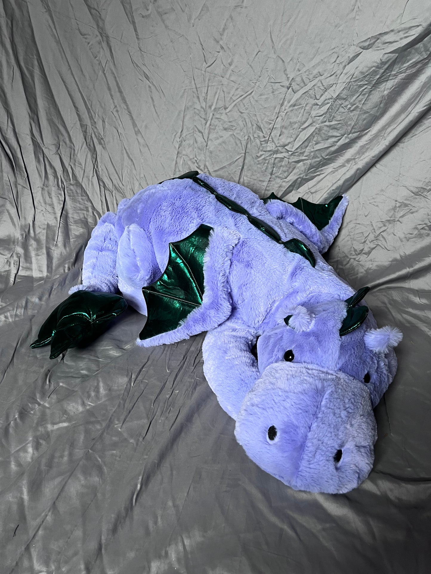 READY TO SHIP - Epony the Crystal Carver Jumbo Snuggle Dragon Plushie