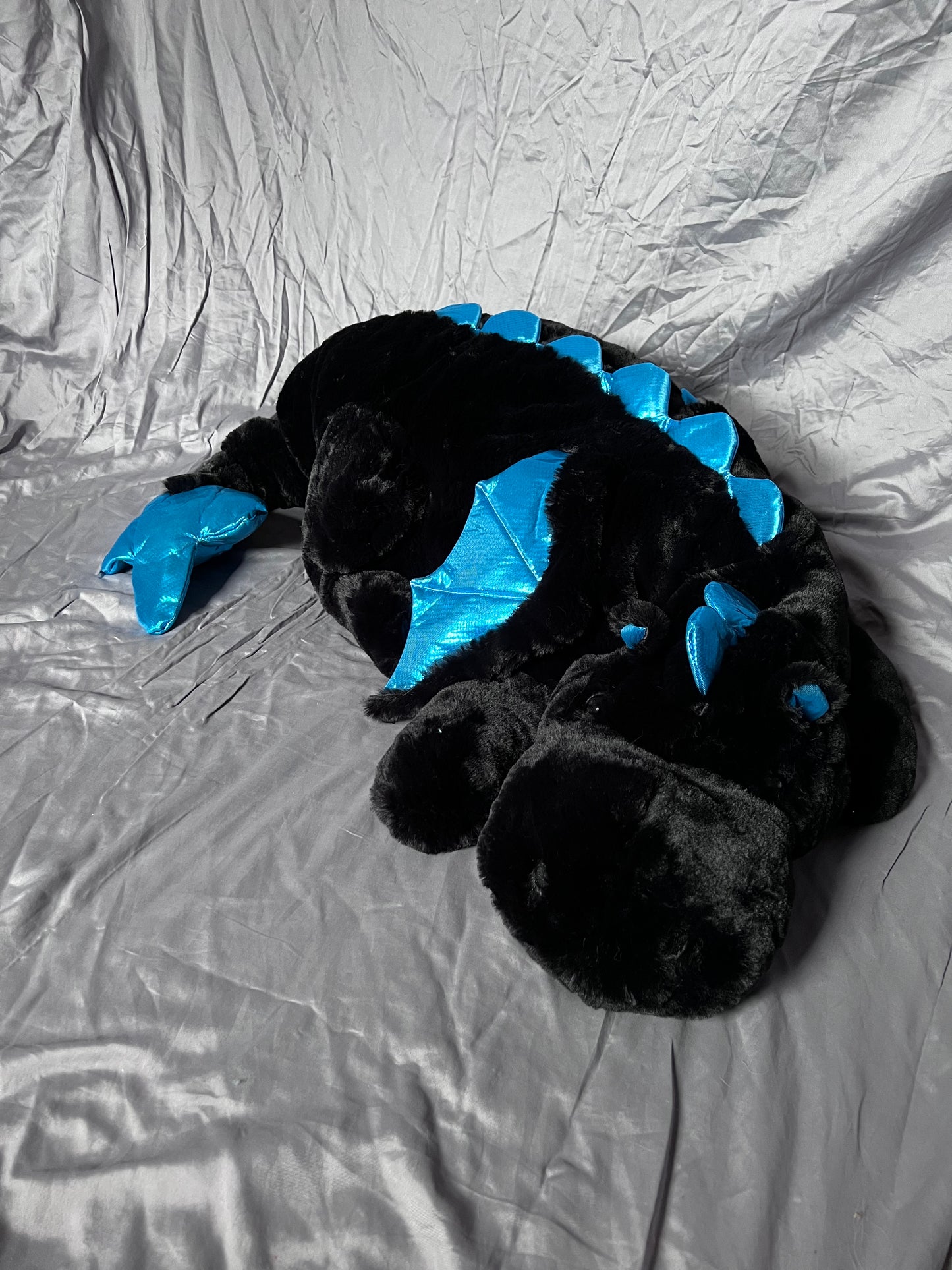 READY TO SHIP - Moonshadow Celestial Jumbo Snuggle Dragon Plushie