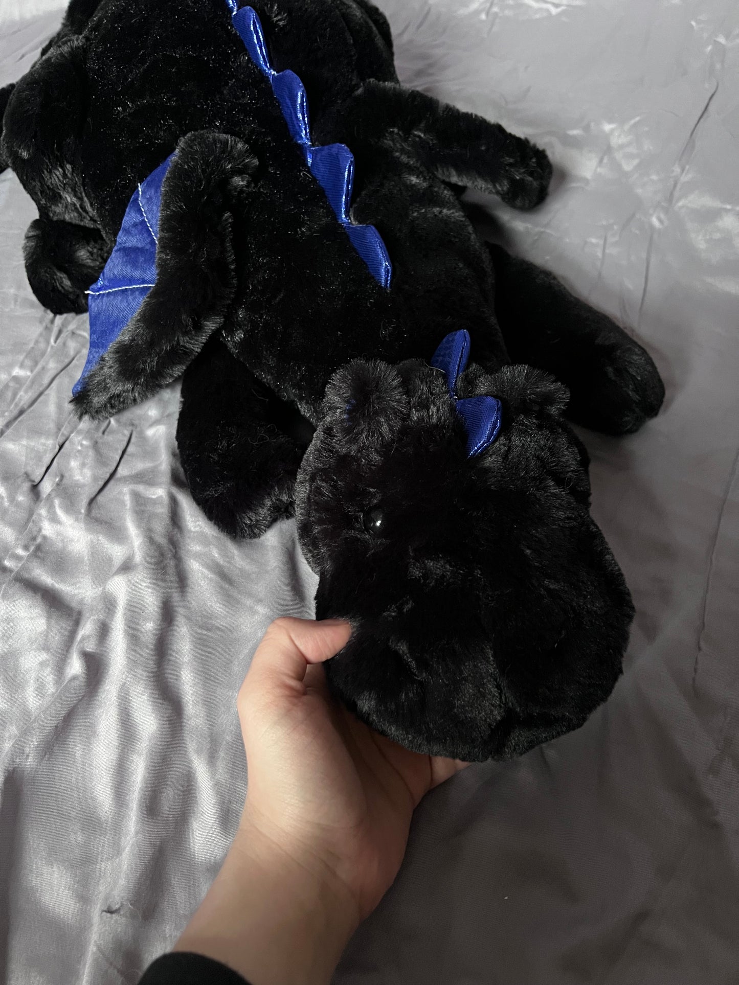 READY TO SHIP - Midnight the Nighttime Snuggle Dragon