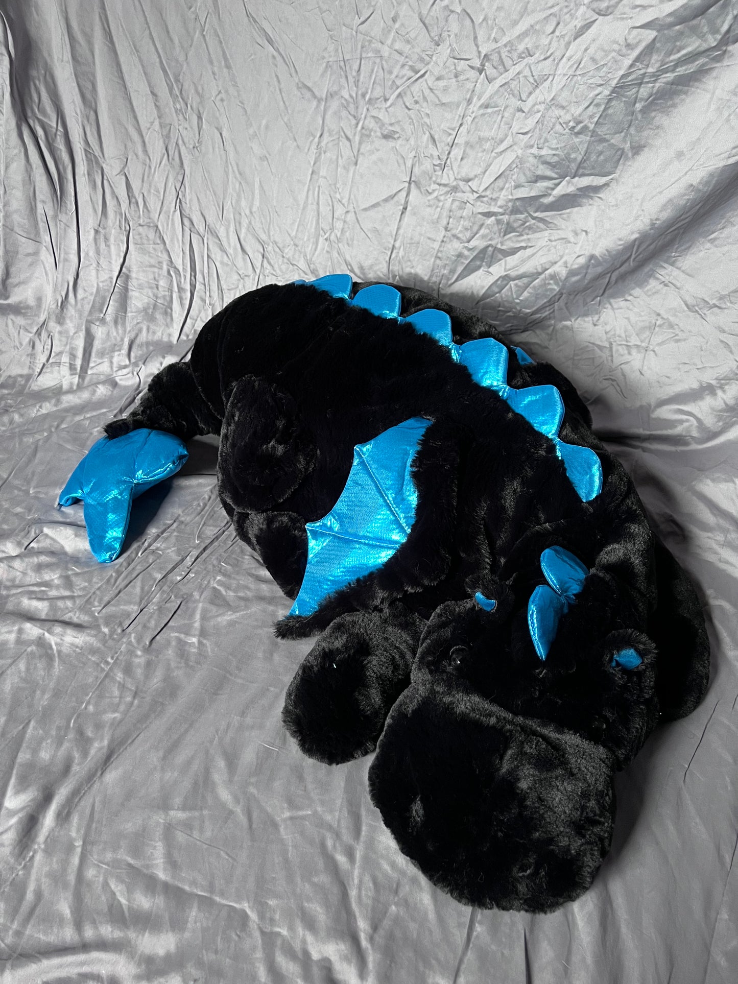 READY TO SHIP - Moonshadow Celestial Jumbo Snuggle Dragon Plushie