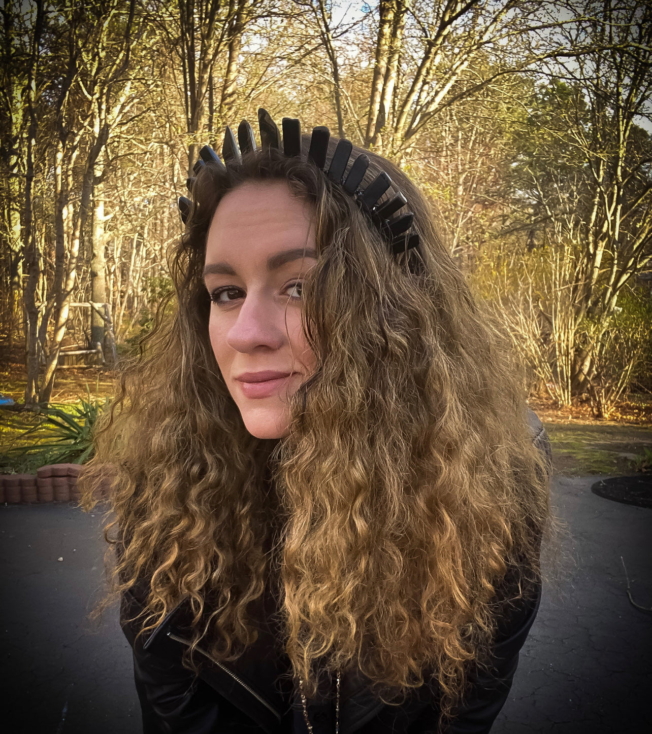 The Black Agate Witch Crystal Crown