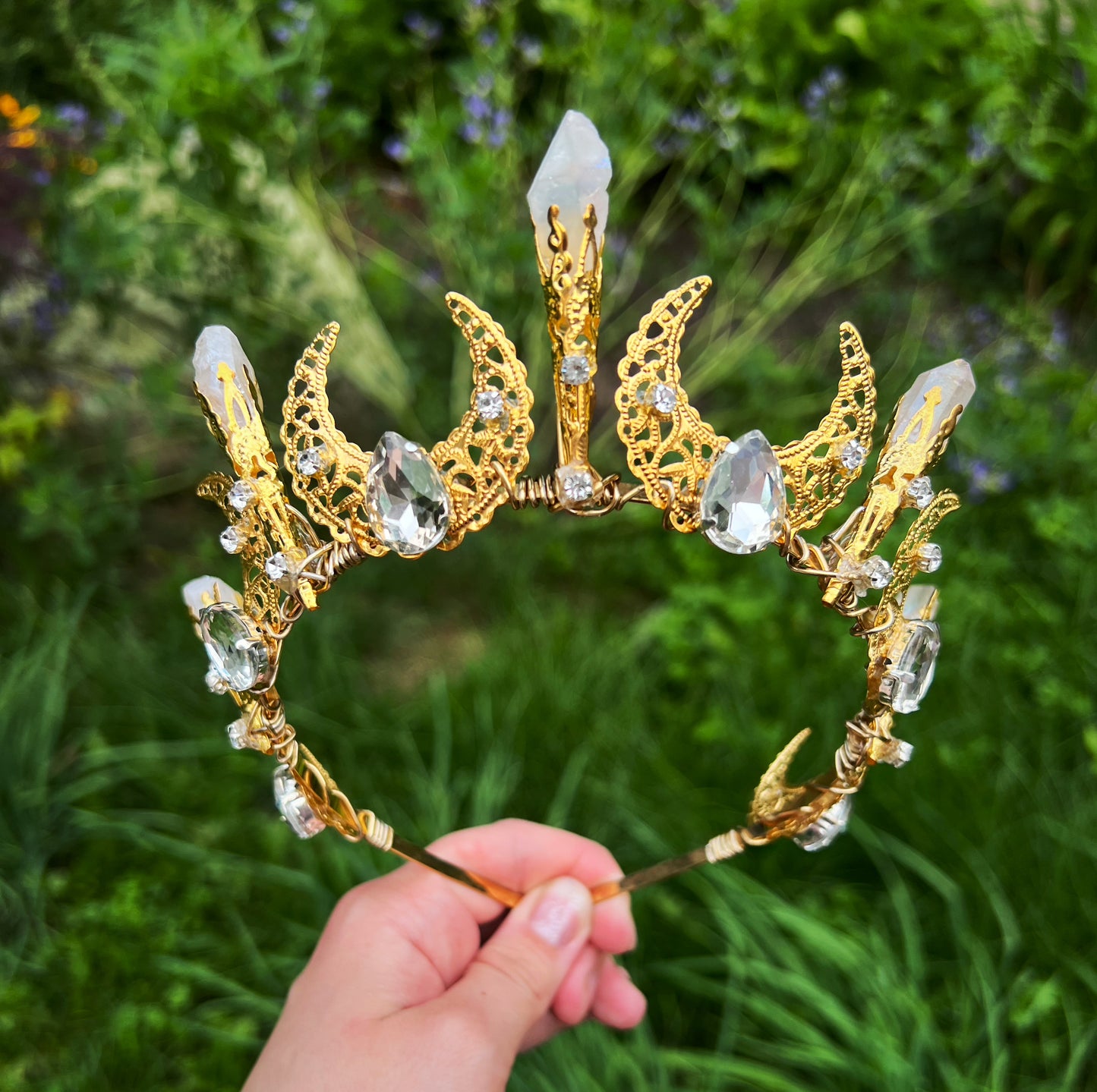 The Selene Crystal Crown