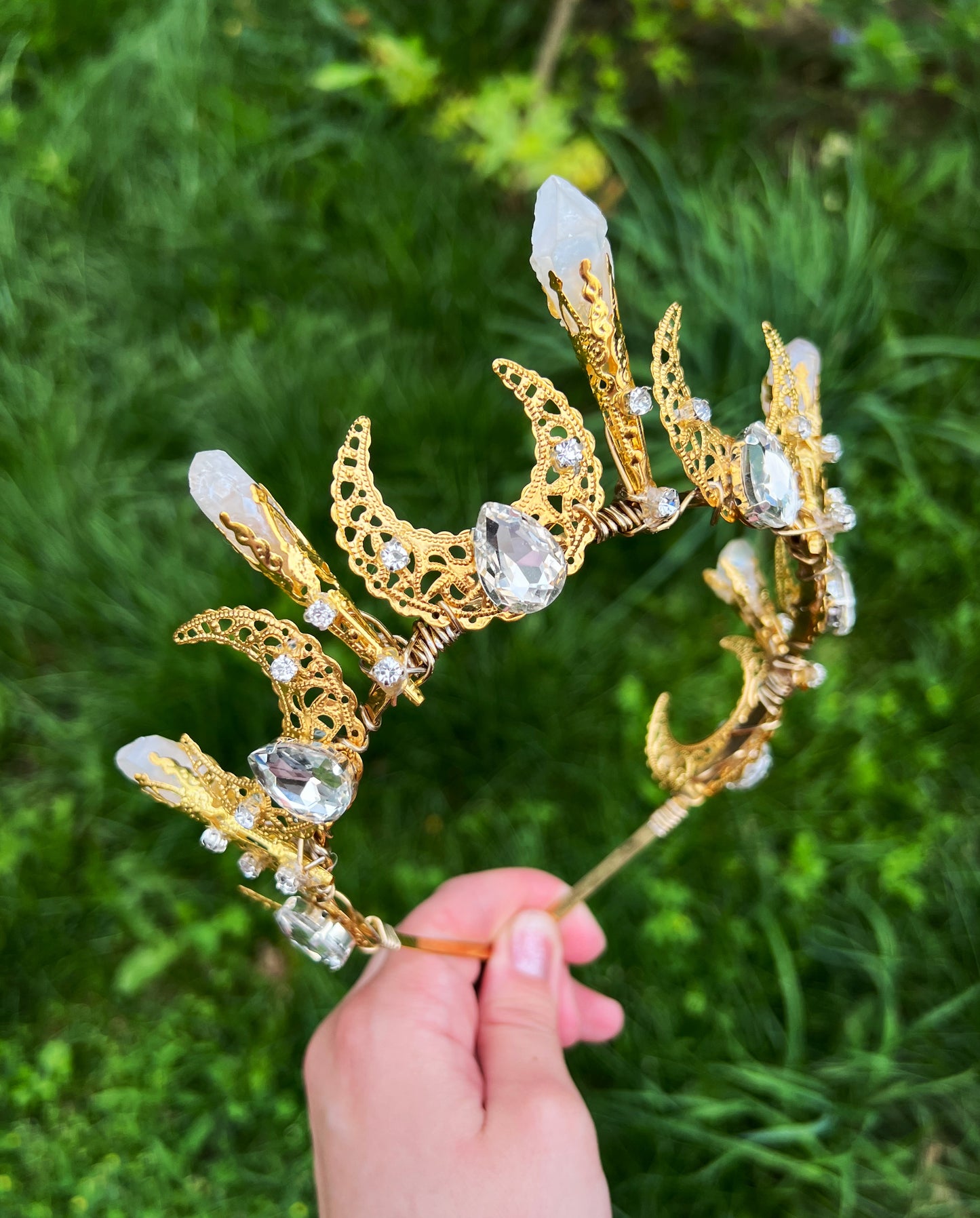 The Selene Crystal Crown