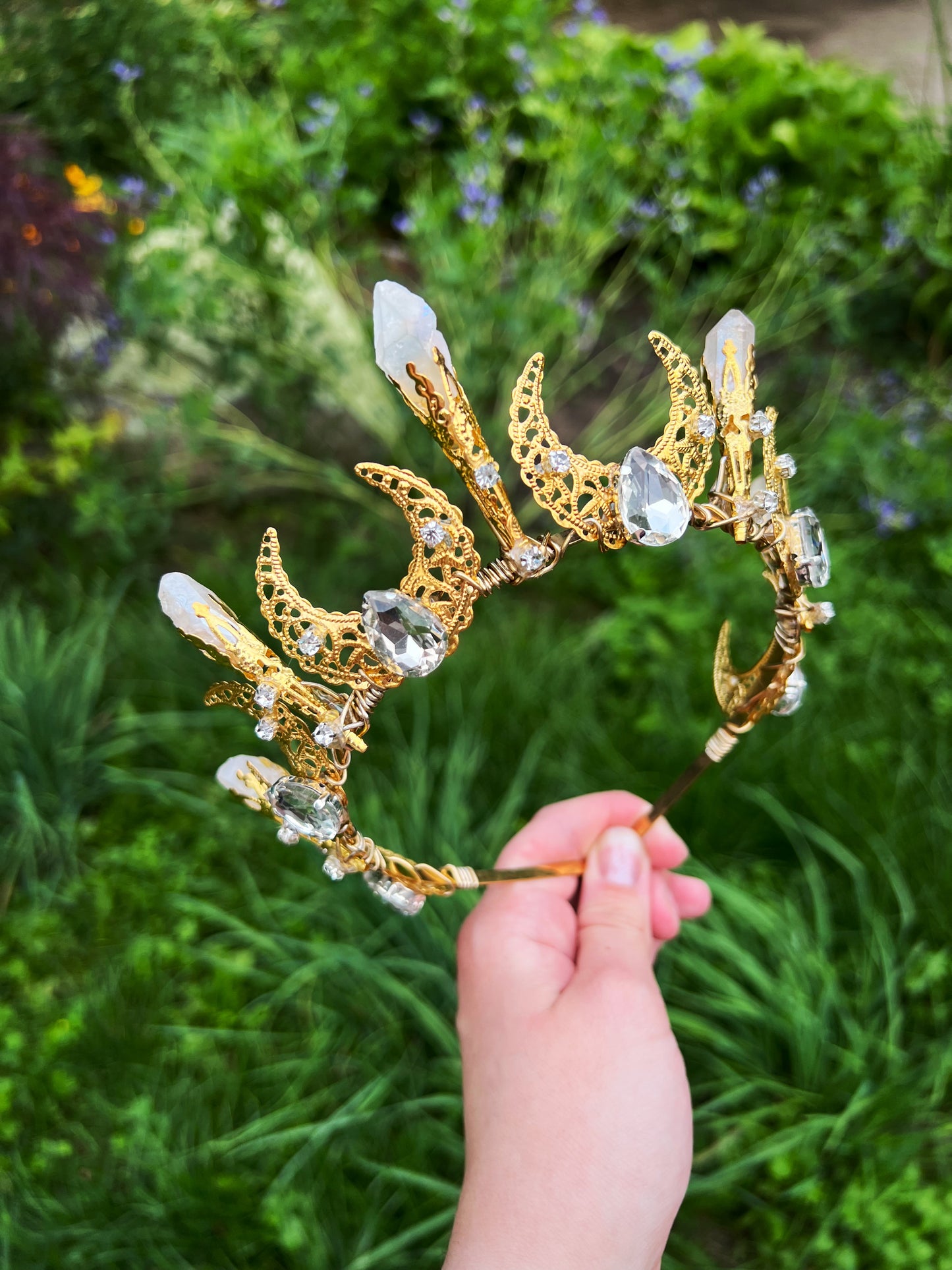 The Selene Crystal Crown