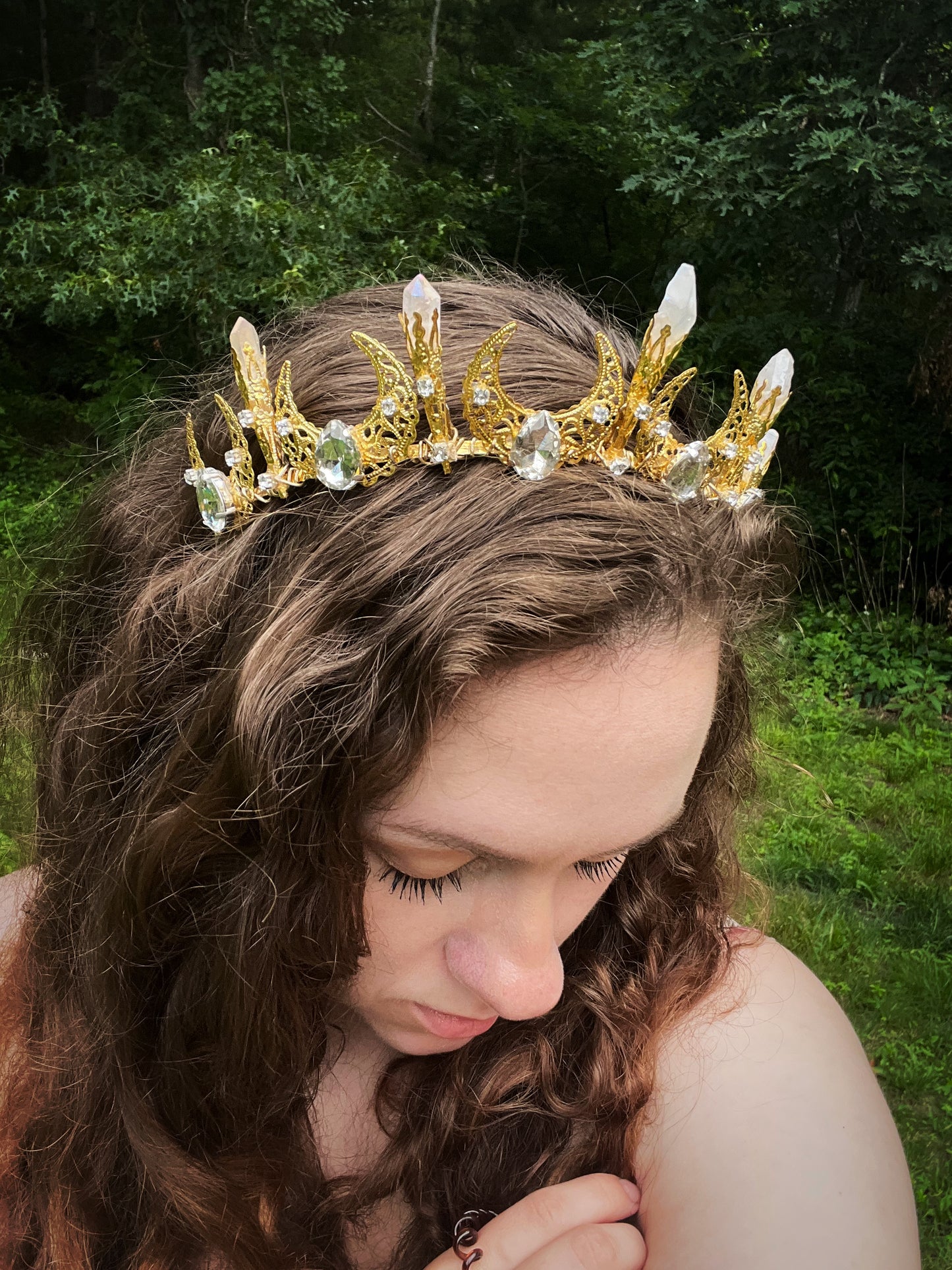 The Selene Crystal Crown