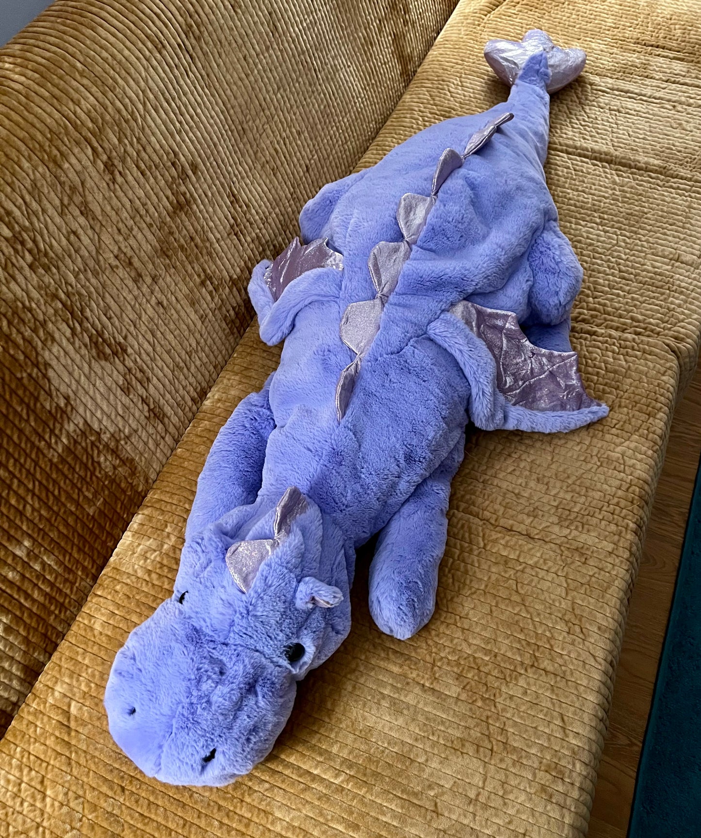 PREORDER - Jumbo Lavender Snuggle Dragon Familiar Plushie - 59 inches