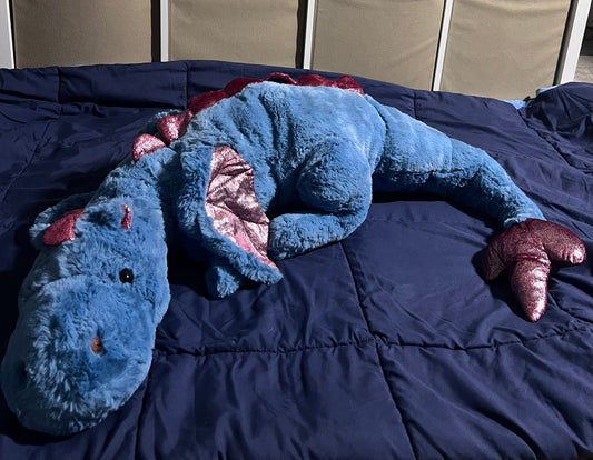 B Grade Weighted Blue Dragon Plushie