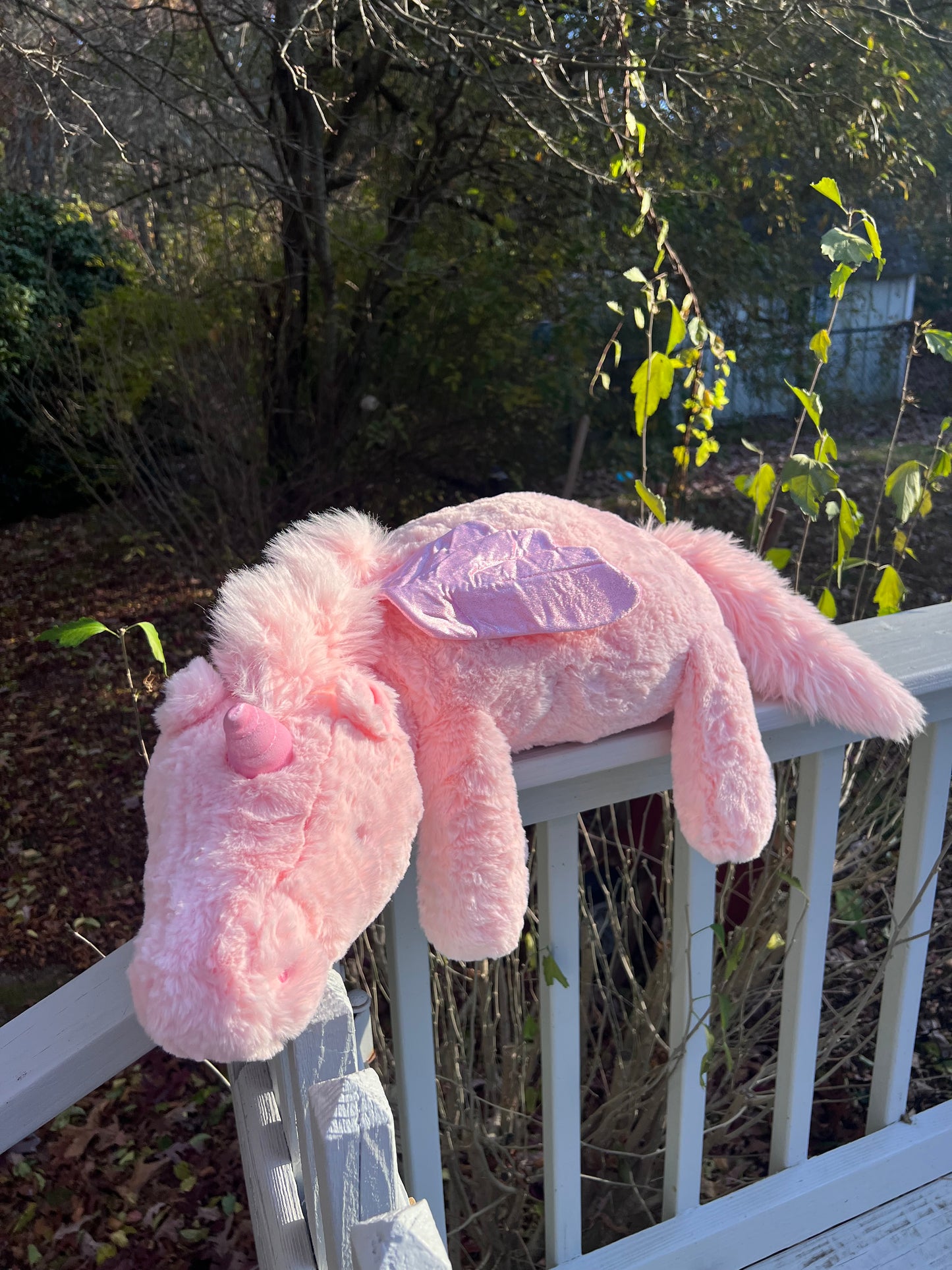 Loomie - Weighted Pink Baby Pegasus