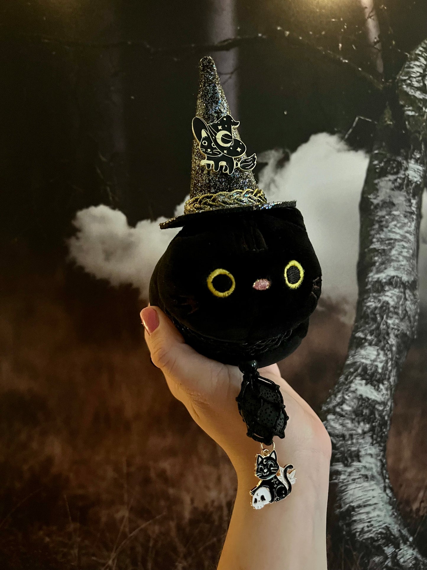 PREORDER - Witchcraft Kitty Familiar Plushie - Black