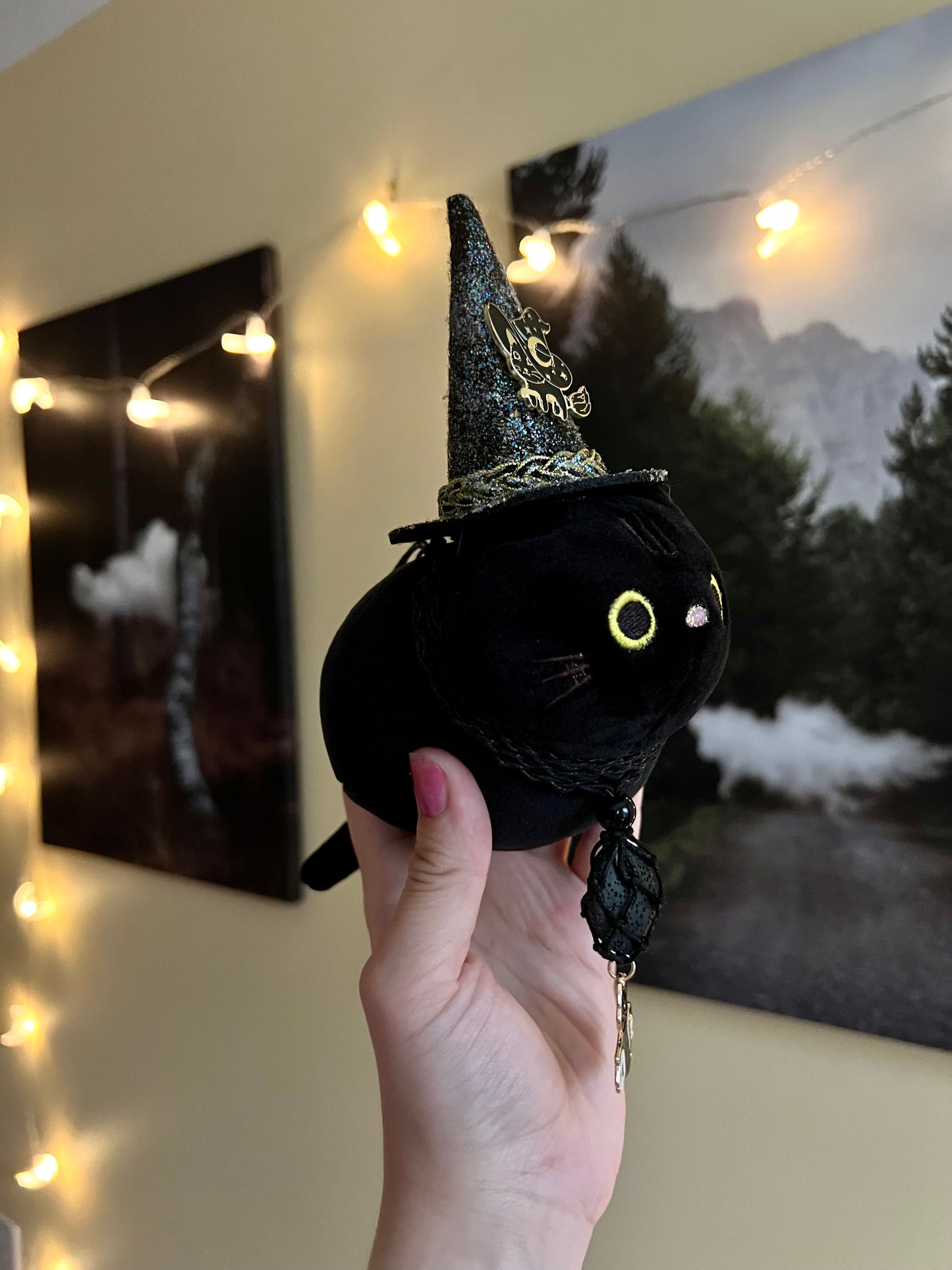 PREORDER - Witchcraft Kitty Familiar Plushie - Black