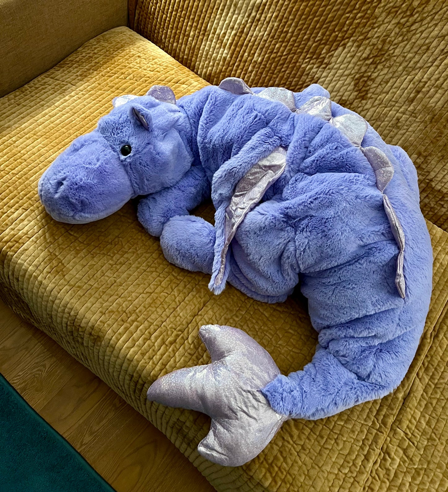 PREORDER - Jumbo Lavender Snuggle Dragon Familiar Plushie - 59 inches