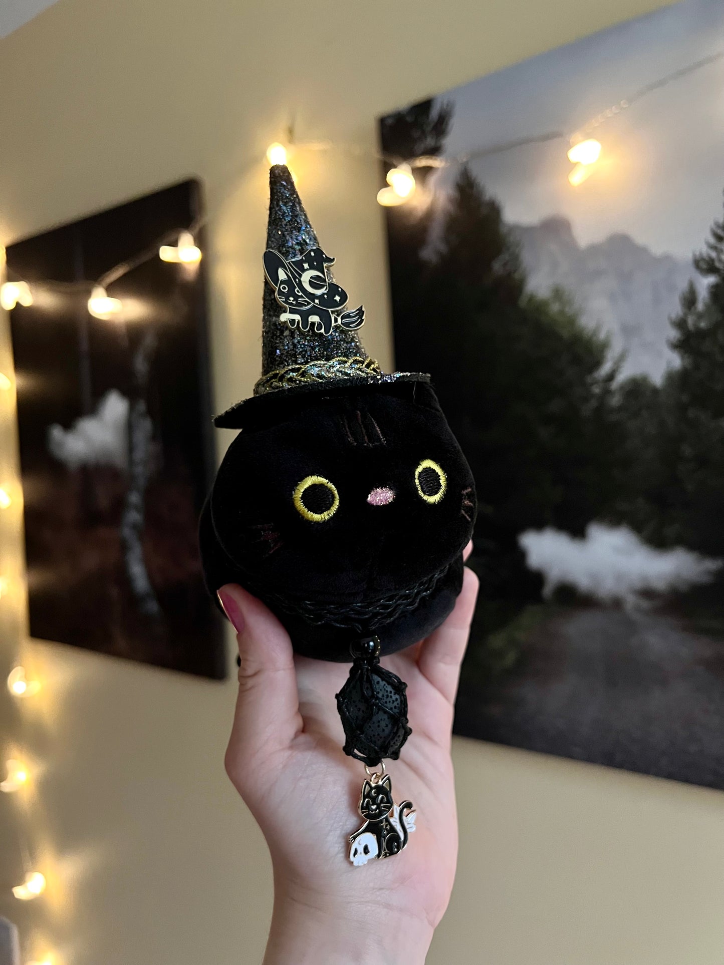 PREORDER - Witchcraft Kitty Familiar Plushie - Black