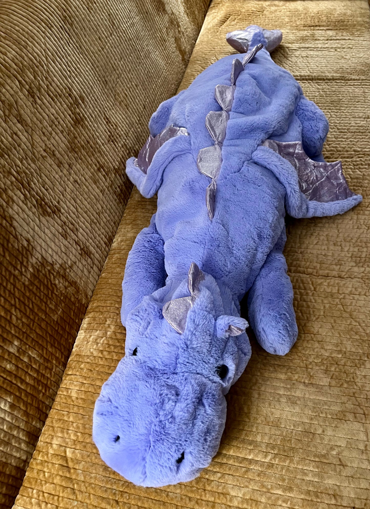 PREORDER - Jumbo Lavender Snuggle Dragon Familiar Plushie - 59 inches