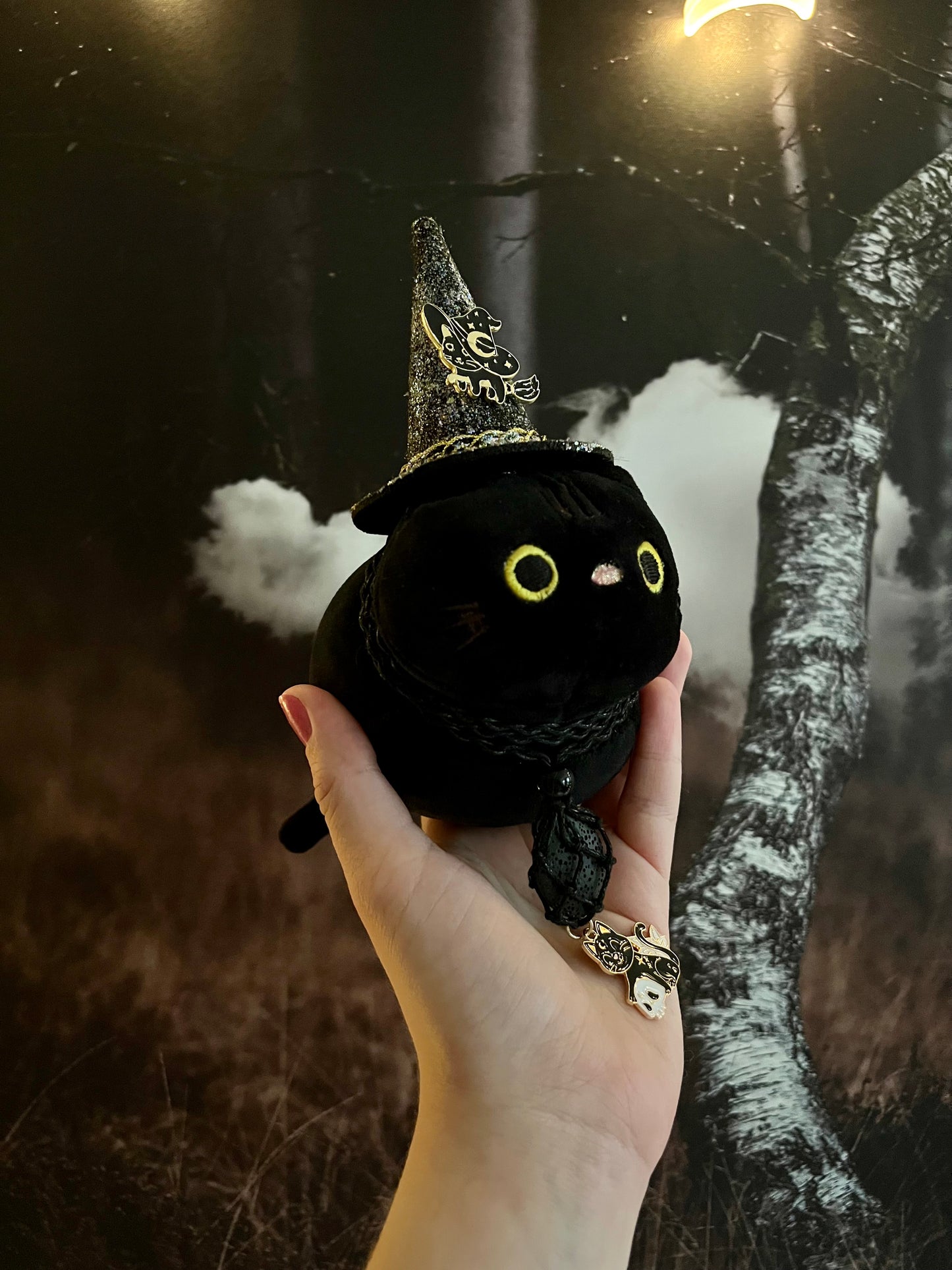 PREORDER - Witchcraft Kitty Familiar Plushie - Black