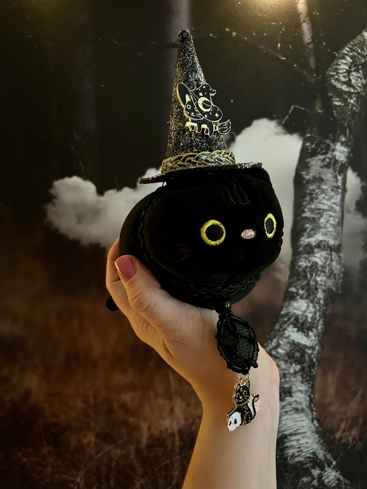 PREORDER - Witchcraft Kitty Familiar Plushie - Black