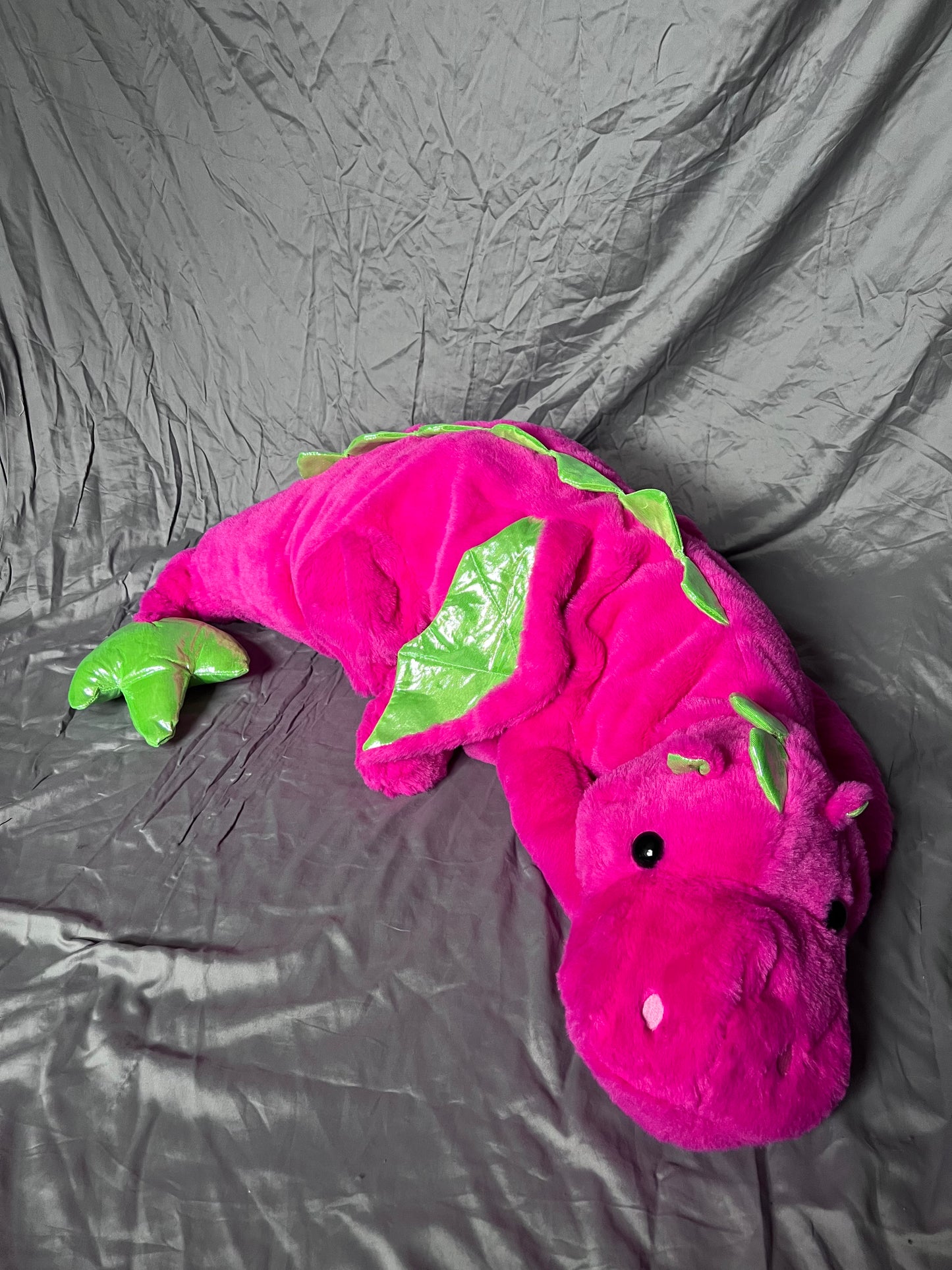 READY TO SHIP - Brenna the Dragonfruit Jumbo Snuggle Dragon Plushie