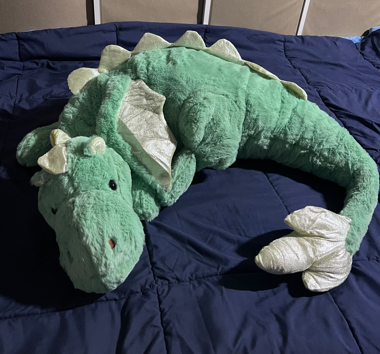 B Grade Weighted Green Dragon Plushie