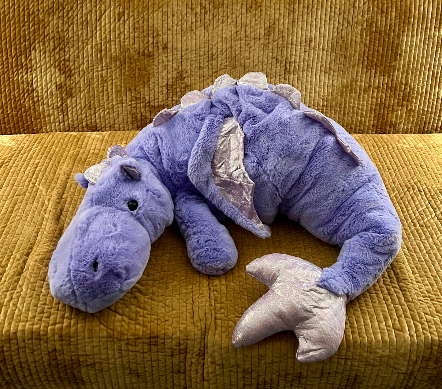 PREORDER - Jumbo Lavender Snuggle Dragon Familiar Plushie - 59 inches