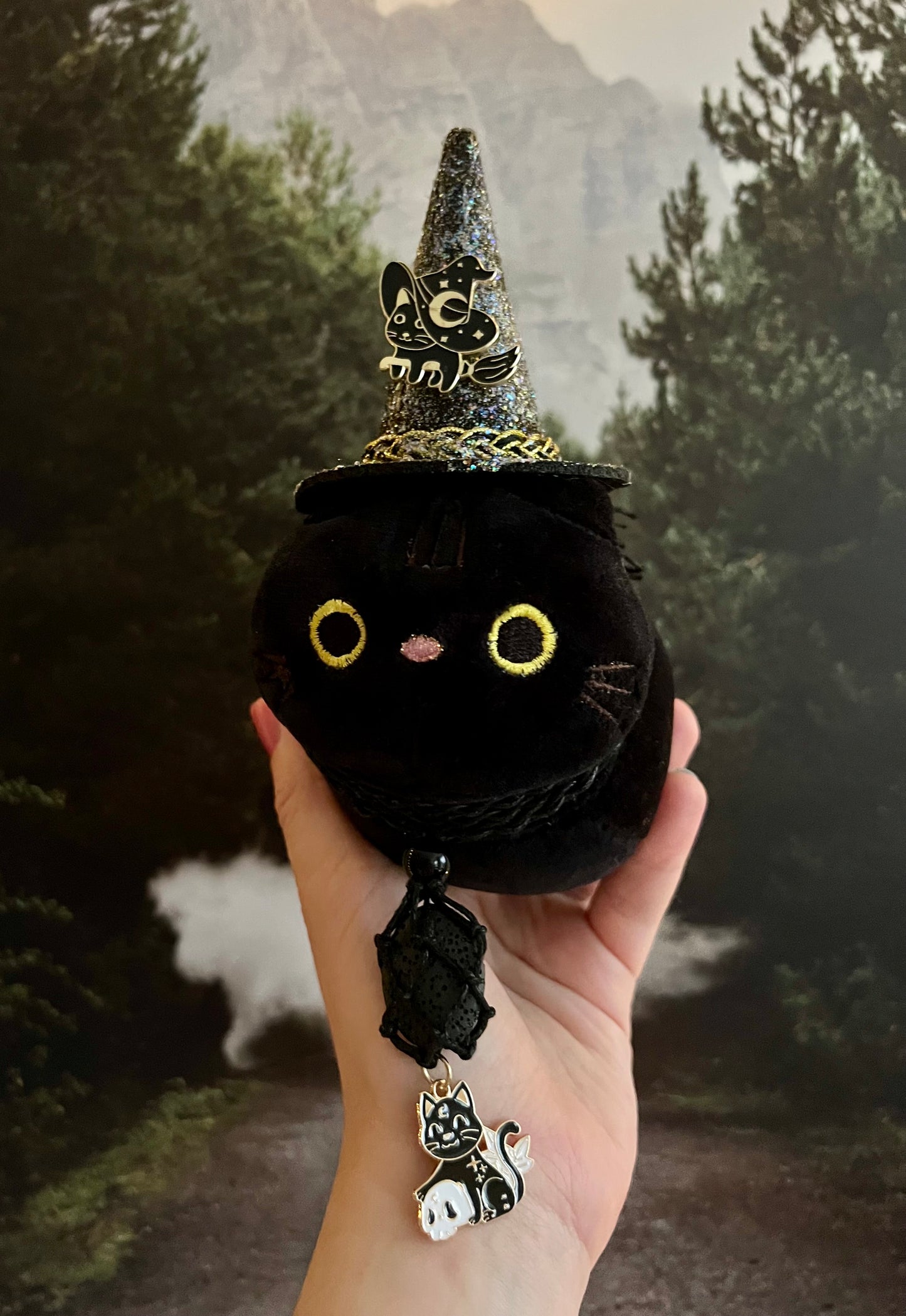 PREORDER - Witchcraft Kitty Familiar Plushie - Black