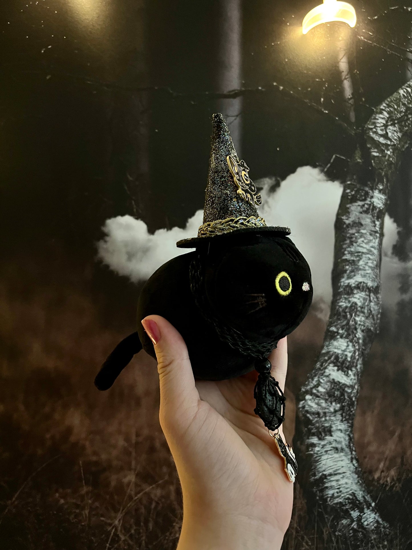 PREORDER - Witchcraft Kitty Familiar Plushie - Black