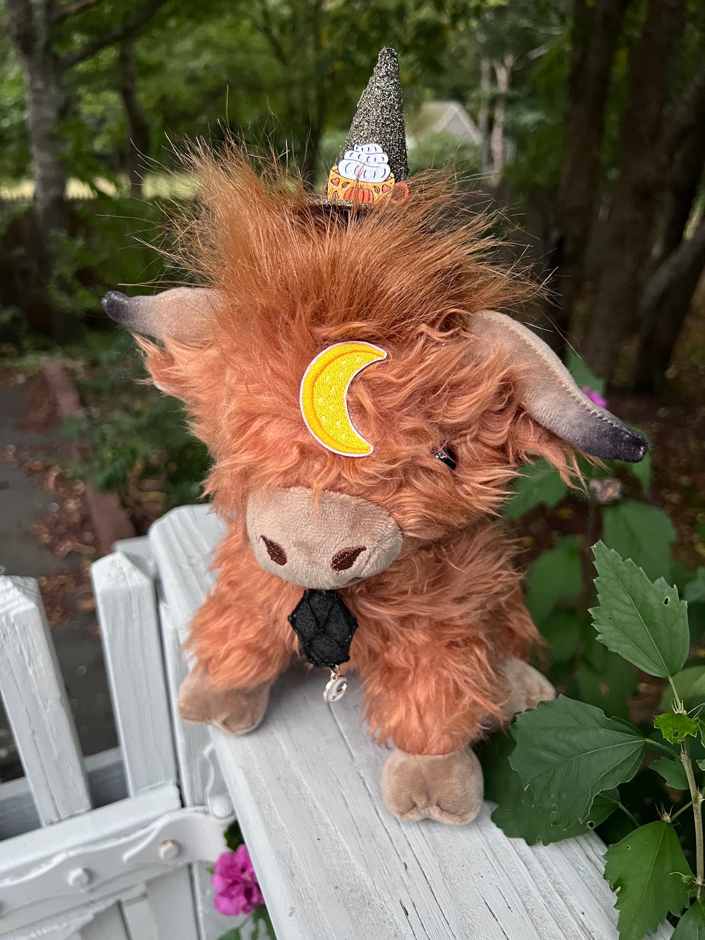 PREORDER - Pumpkin Spice Moon Moo Cow Plushie Familiar