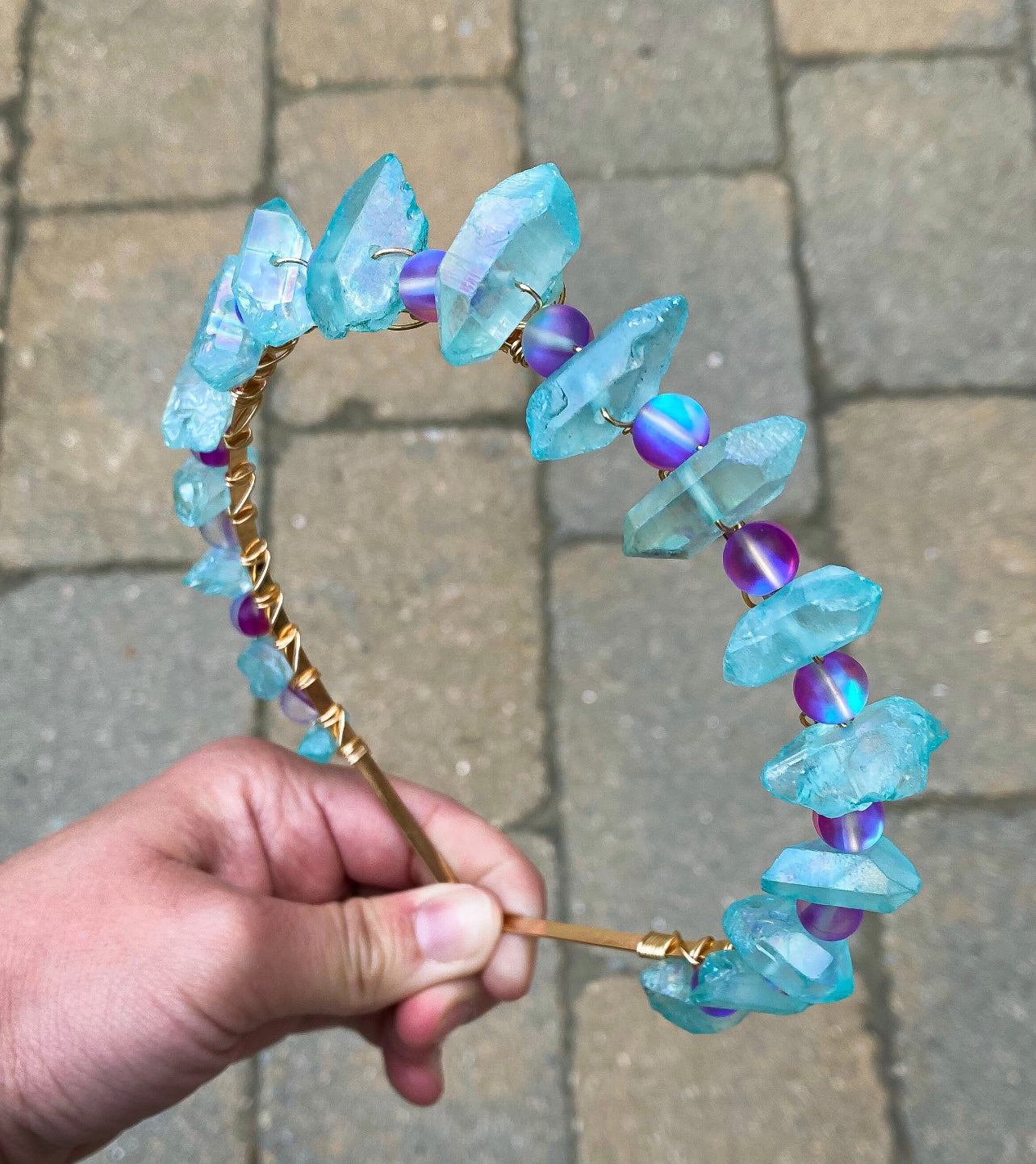 The Opalescent Witch Crystal Crown