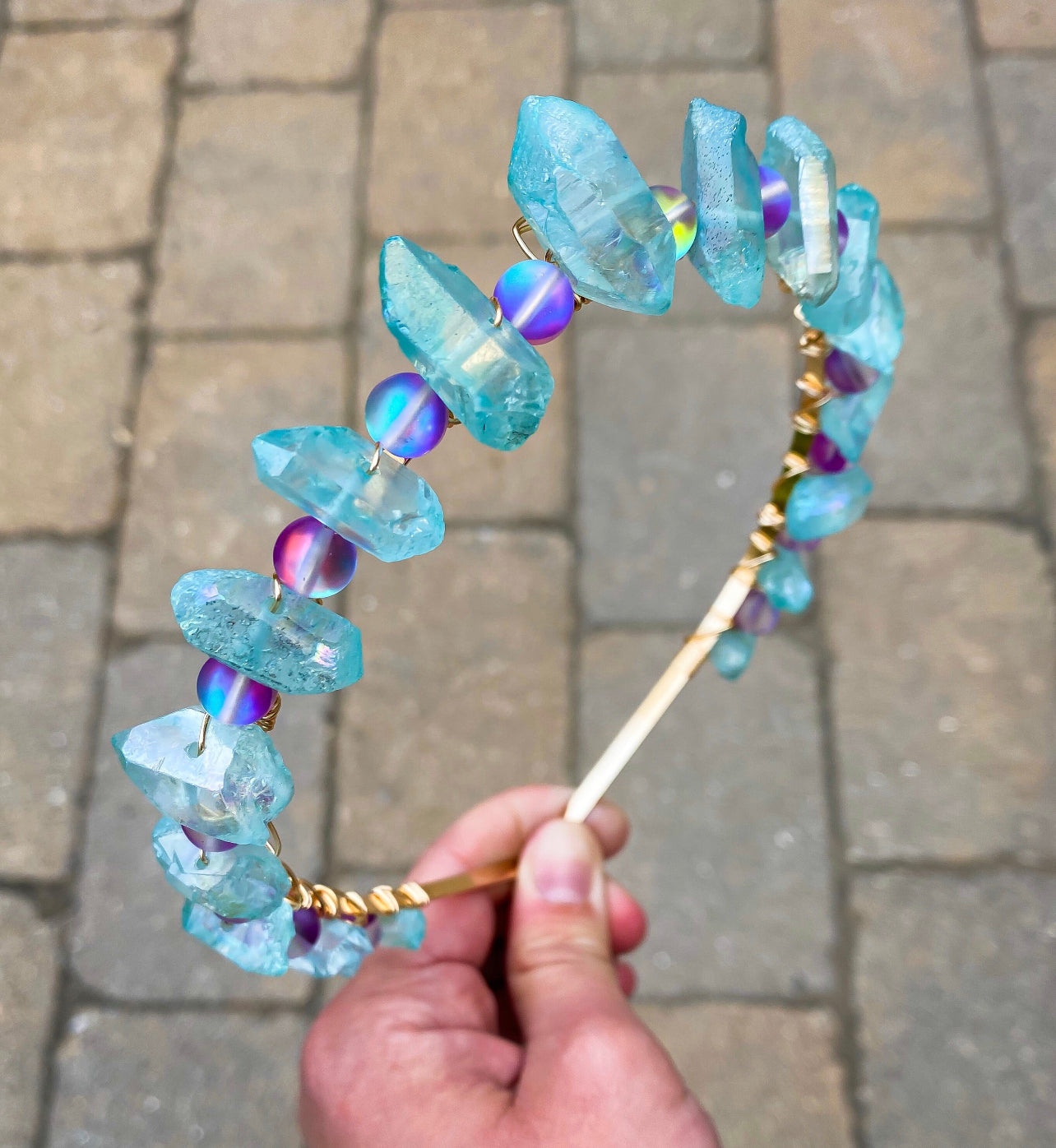 The Opalescent Witch Crystal Crown