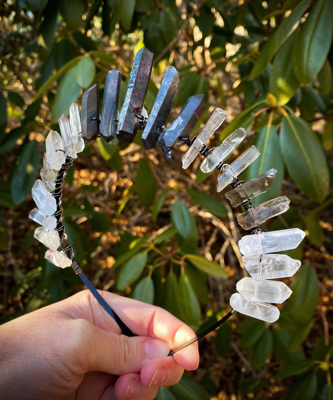 The Shadow/Light Worker Witch Crystal Crown