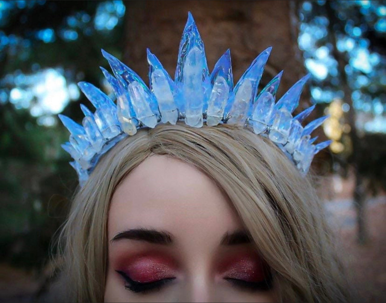 The Ice Duchess Crystal Crown
