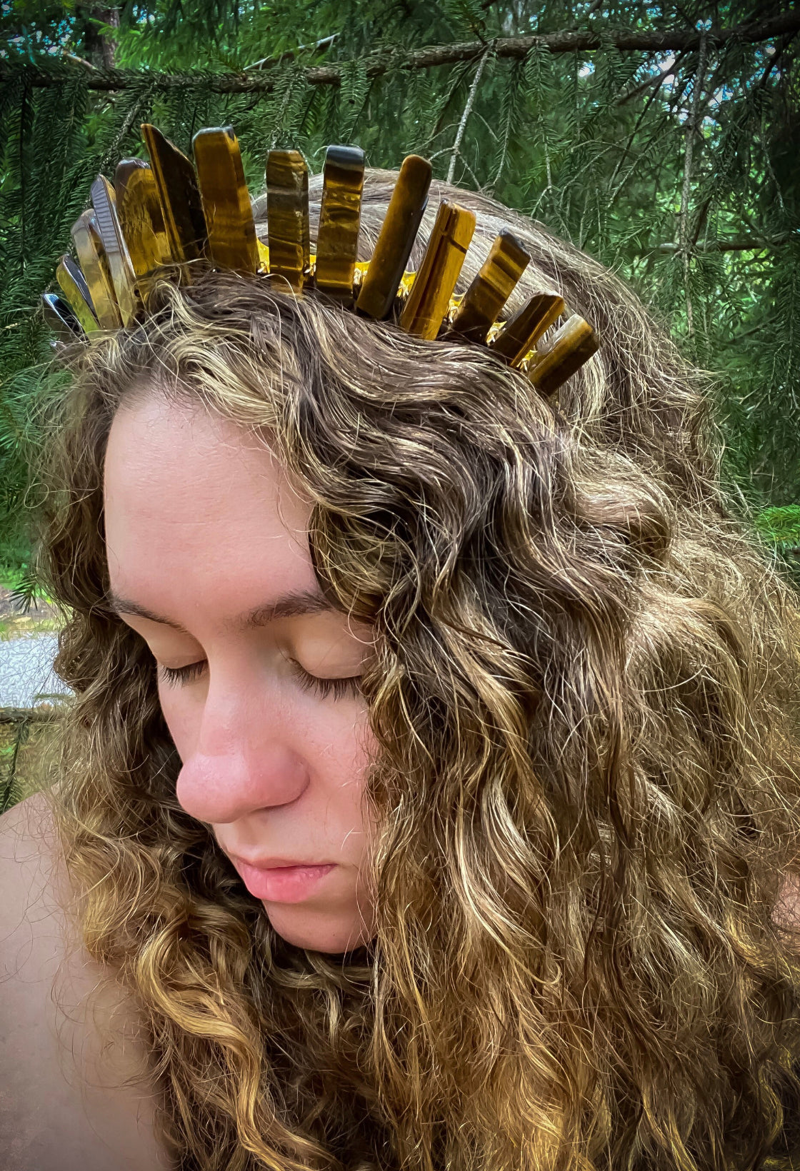 The Tiger’s Eye Witch Crystal Crown