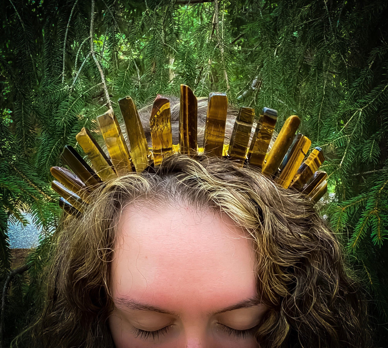 The Tiger’s Eye Witch Crystal Crown