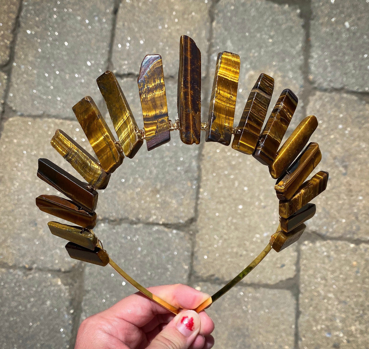 The Tiger’s Eye Witch Crystal Crown