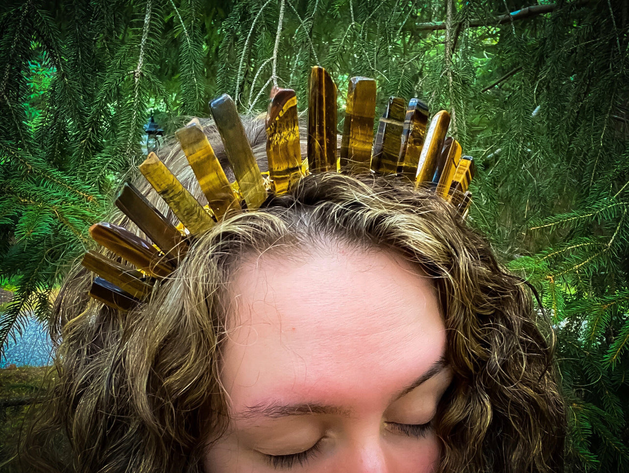 The Tiger’s Eye Witch Crystal Crown