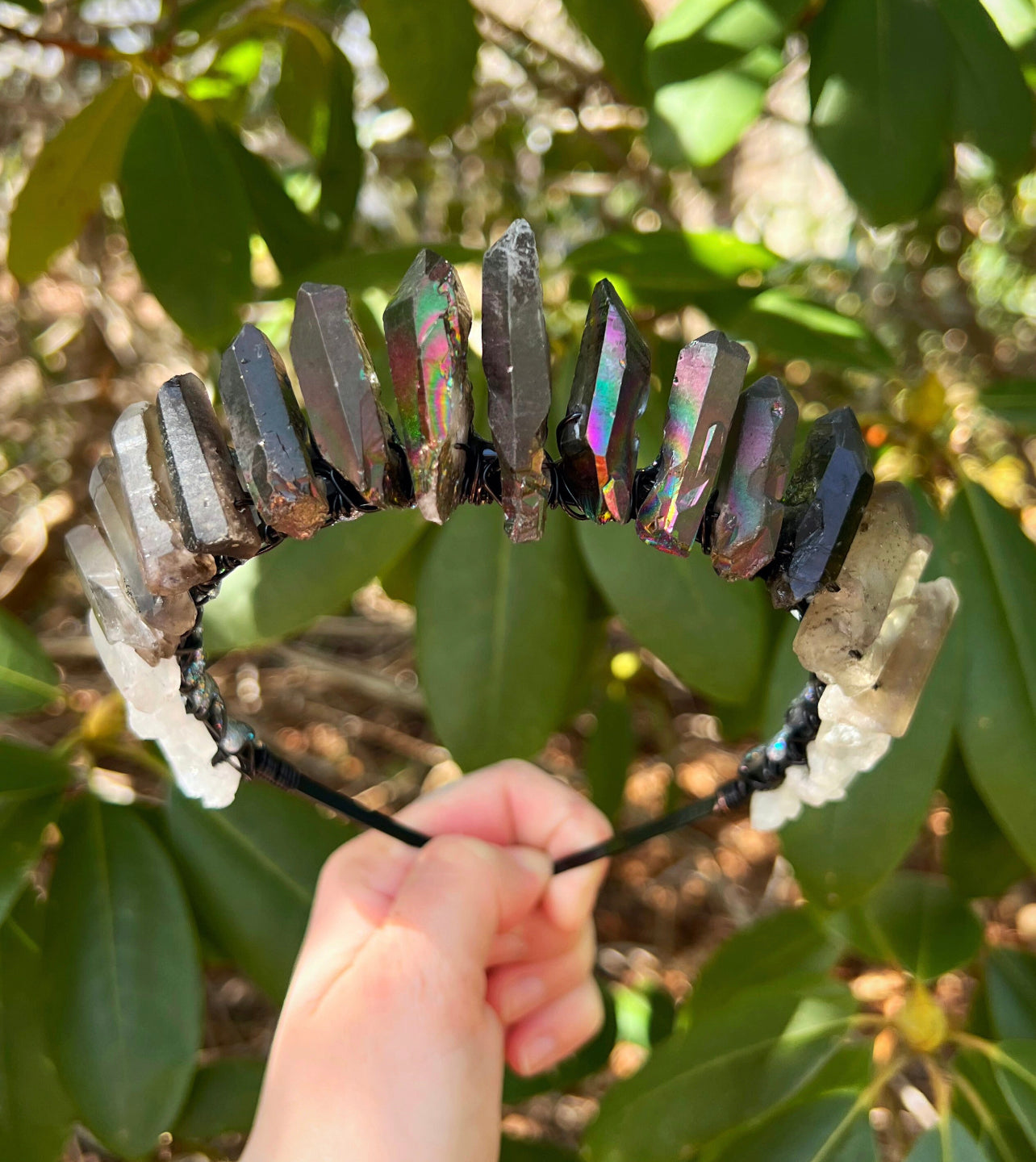 The Shadow/Light Worker Witch Crystal Crown