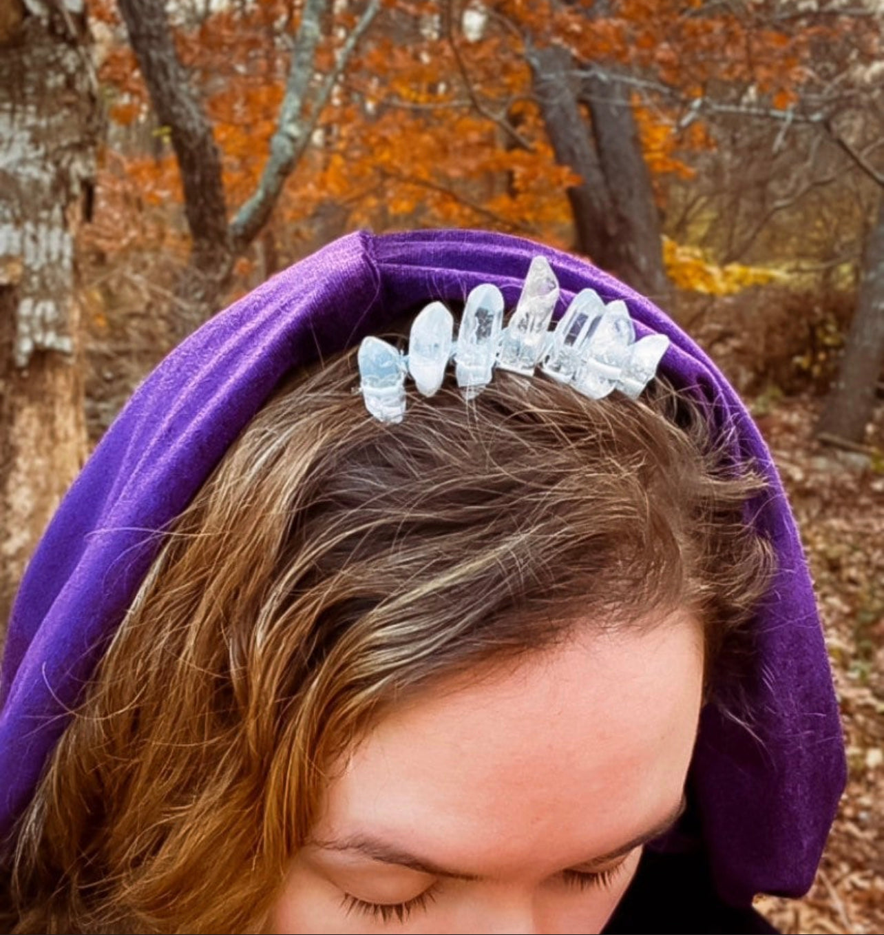 The Mini Polished Quartz Witch Crystal Crown