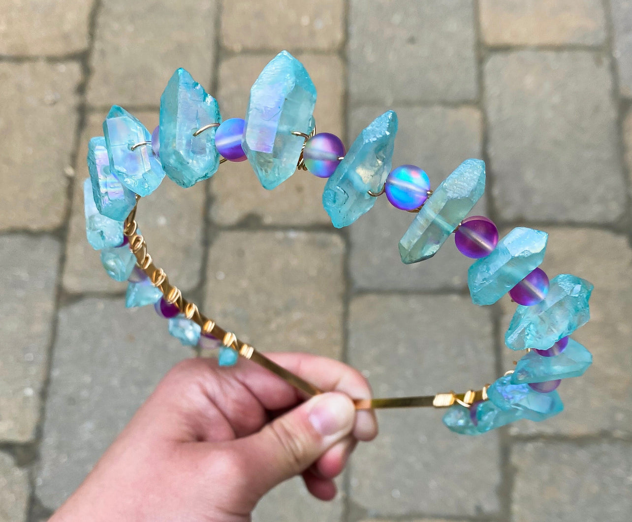 The Opalescent Witch Crystal Crown