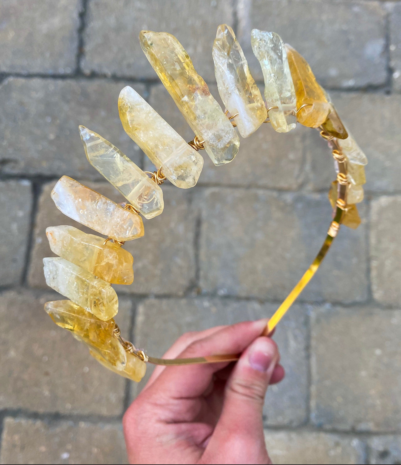 The Citrine Witch Crystal Crown