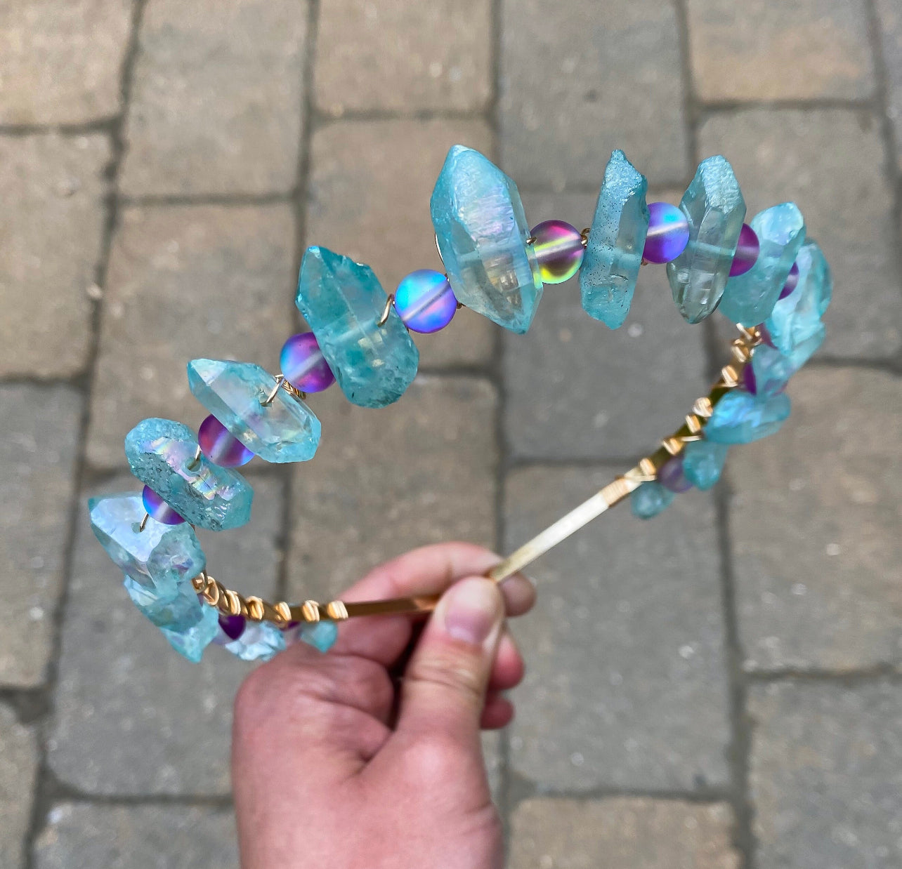 The Opalescent Witch Crystal Crown