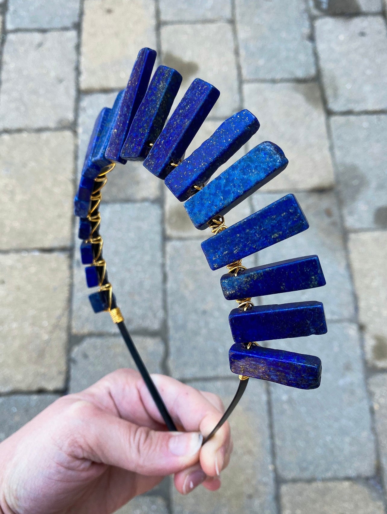 The Lapis Lazuli Witch Crystal Crown