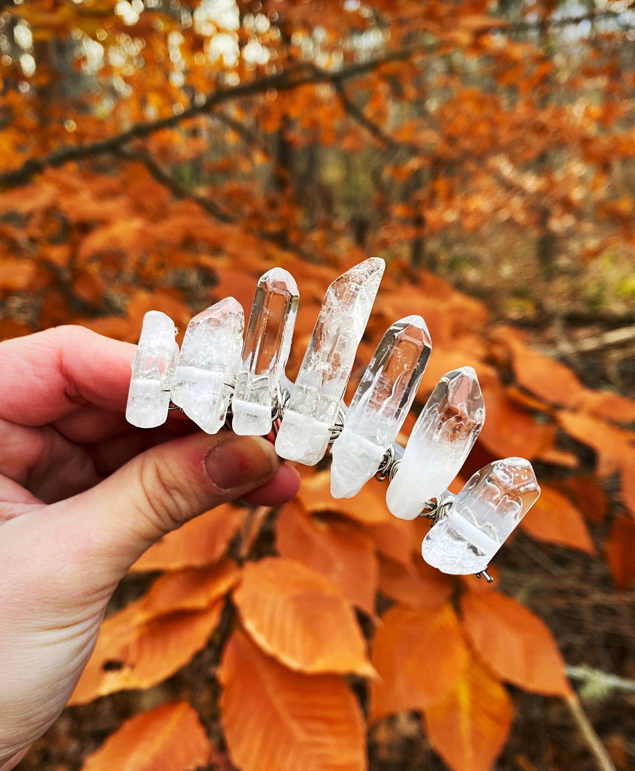 The Mini Polished Quartz Witch Crystal Crown