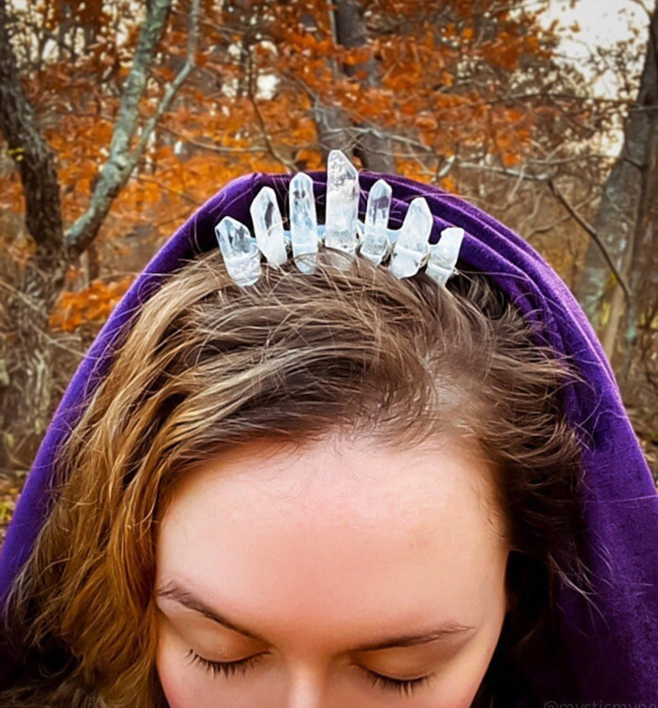 The Mini Polished Quartz Witch Crystal Crown