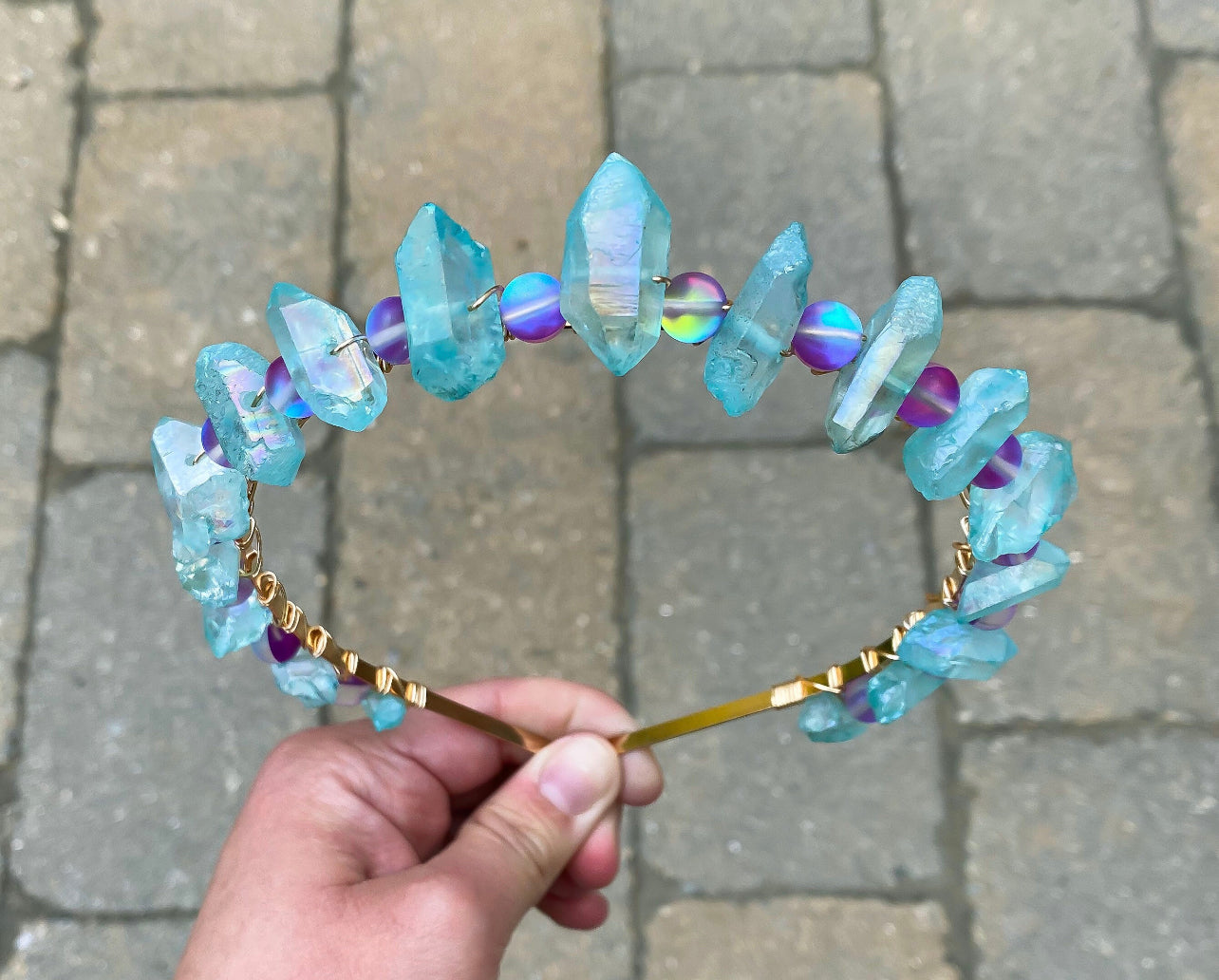 The Opalescent Witch Crystal Crown