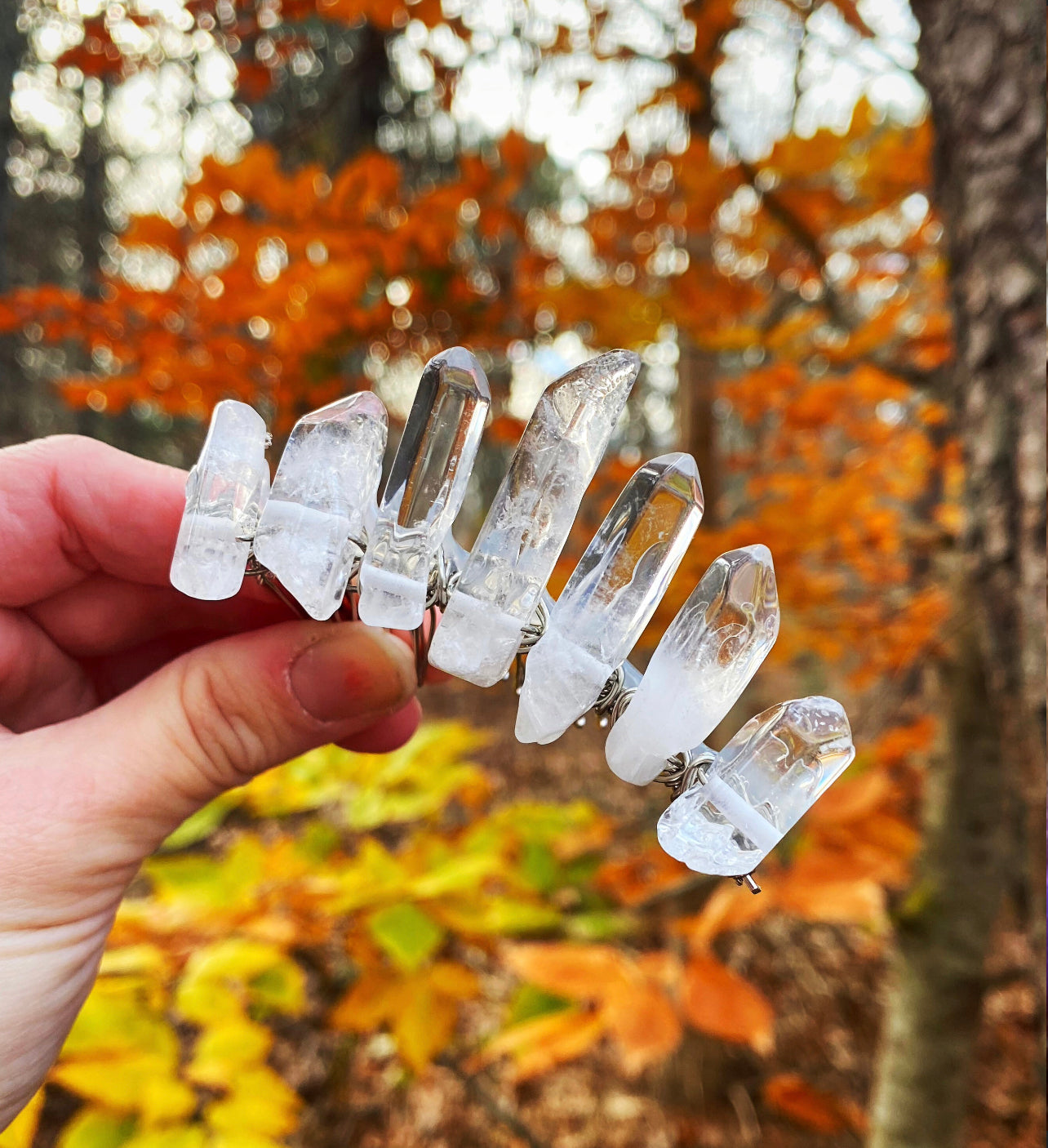 The Mini Polished Quartz Witch Crystal Crown